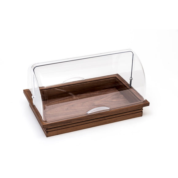 Walnuss-Brotbox mit Haube GN 1/1